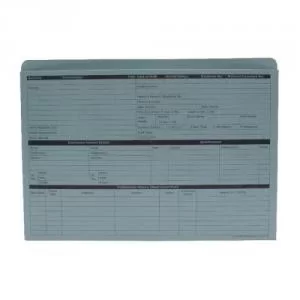 Image of Custom Forms Personnel Wallet Blue Pack of 50 PWB01 SF16114