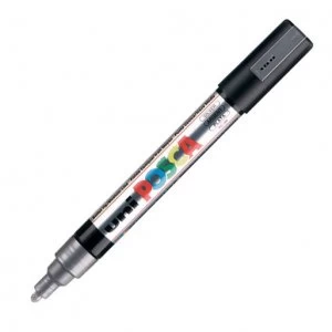 image of Posca PC-5M Marker Medium Silver PK1