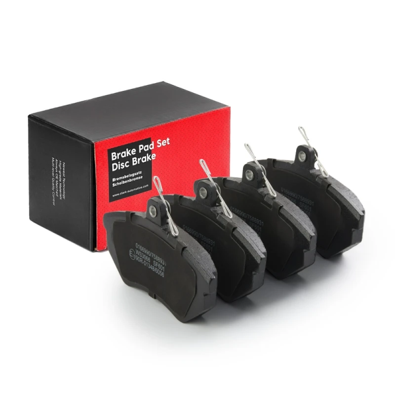 Image of RIDEX 402B0246 Brake pad set Front Axle, not prepared for wear warning indicator, with spring, with anti-squeak plate Brake Pad Set,disc brake (402)