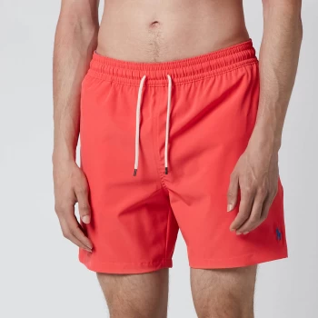 Image of Polo Ralph Lauren Mens Traveler Swim Shorts - Racing Red - M