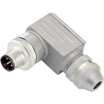 Image of Binder 99 1437 822 05 Series 713 Sensor Actuator Plug Connector M12 Screw Closure Angled