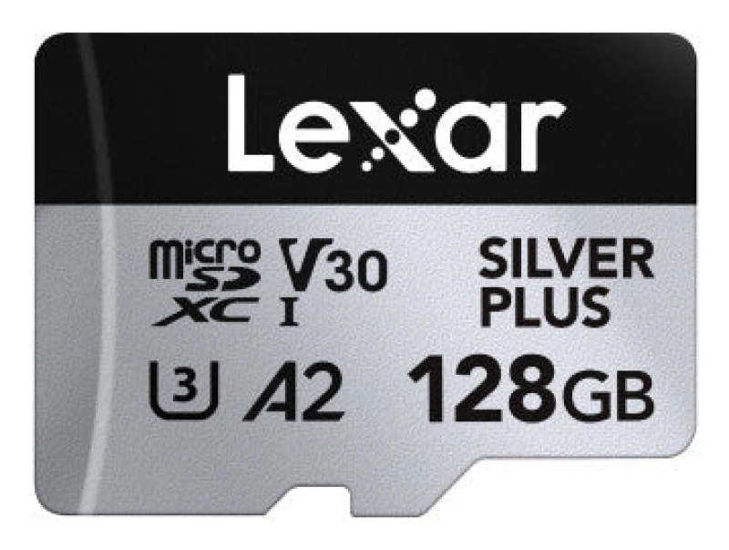 Image of Lexar Lexar Professional SILVER PLUS microSDXC UHS-I Card LMSSIPL128G-BNANG