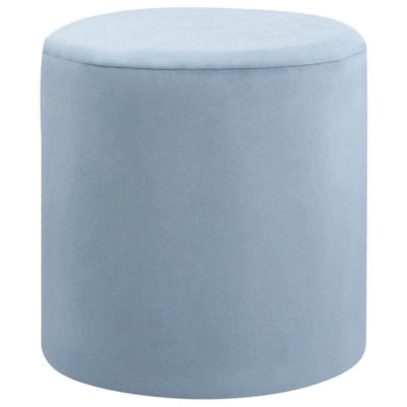 Image of Beliani Pouffe Lovett Velvet Light Blue