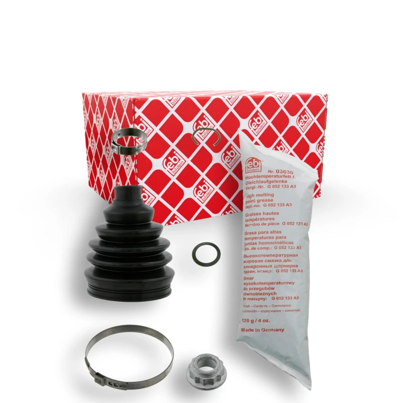 Image of FEBI BILSTEIN 15848 CV Boot Front Axle, Thermoplast Thermoplast Bellow,drive shaft (194)