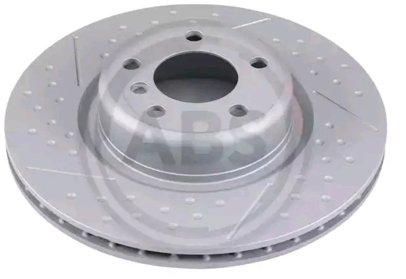 Image of A.B.S. 18452 Brake disc perforated/vented, Coated Brake Disc (82)