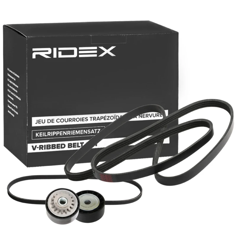 Image of RIDEX 542R0928 V-ribbed belt set V-Ribbed Belt Set (542)