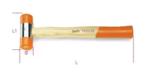 Image of Beta Tools 1390 Soft Face Hammer Hickory Shaft 22mm Face 013900022