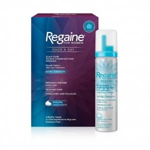 Image of Regaine For Her Once A Day Foam 2 x 73ml - 4 Months Supply