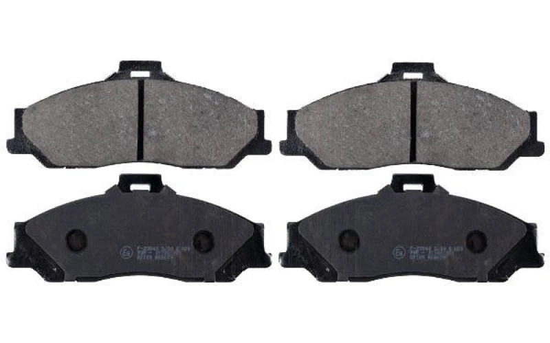 Image of Blue PRINT ADM54272 Brake pad set Front Axle, prepared for wear warning indicator Brake Pad Set,disc brake (402)