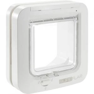 image of SureFlap Mikrochip Cat door Pet door flap White