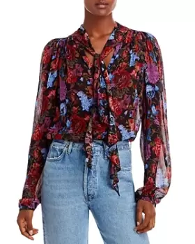 image of Paige Elynne Silk Blouse