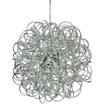 Image of Stella - 6 Light Ribbon Ceiling Pendant Chrome, G9 - Firstlight