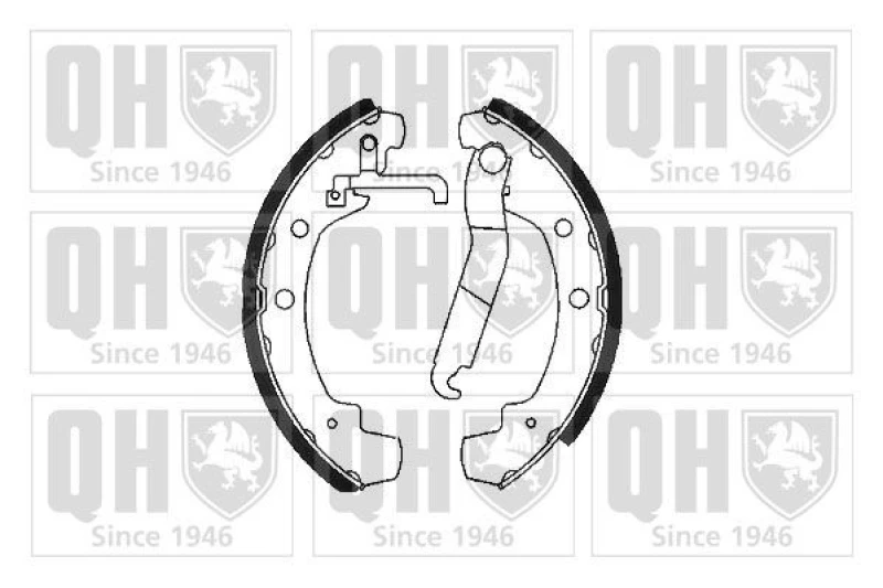 Image of QUINTON HAZELL Brake Shoe Set QUINTON HAZELL BS701
