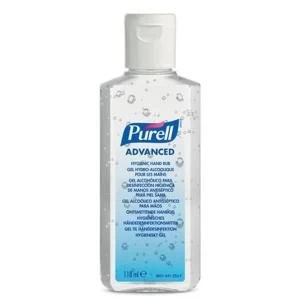 image of Purell 118ml Advanced Hygienic Hand Rub Flip Top Bottle Clear 0604311