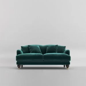 Image of Swoon Holton Velvet 2 Seater Sofa - 2 Seater - King Fisher