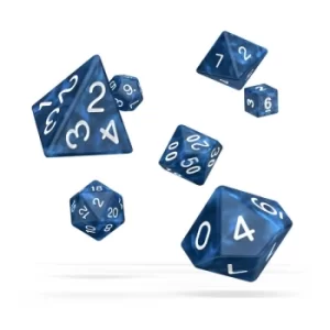 Image of Oakie Doakie Dice RPG Set (Marble Blue)
