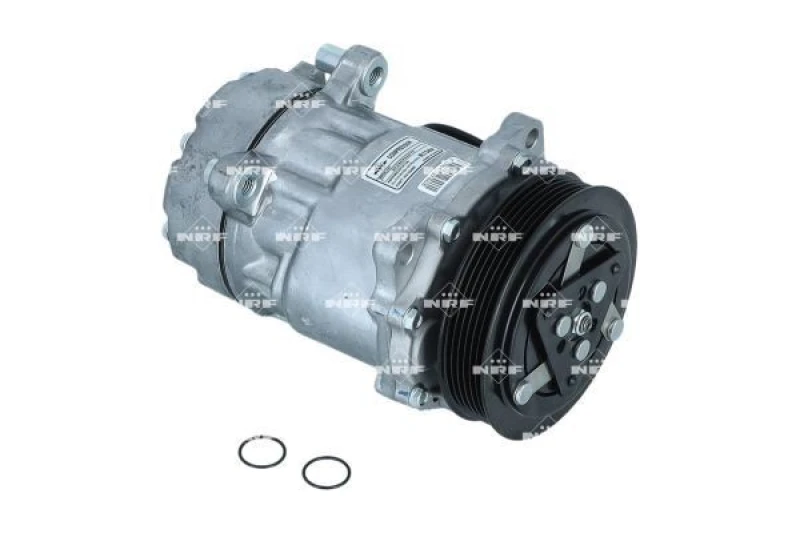 Image of NRF 32489 AC Compressor EASY FIT PAG 46, Refrigerant: R134a, with seal ring, with gaskets/seals Compressor,air conditioning (447)