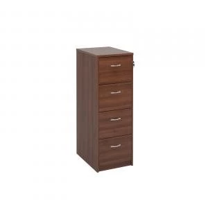 image of 4 Draw Filing Cabinet Walnut