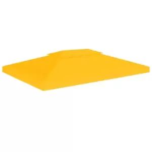 VidaXL 2-Tier Gazebo Top Cover 310 g/m 4x3 m Yellow - main image