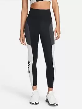 image of Nike The One 7/8 Legging, Black, Size L, Women