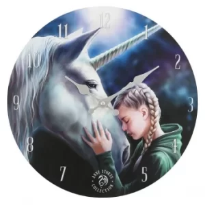 Image of Anne Stokes The Wish MDF Clock