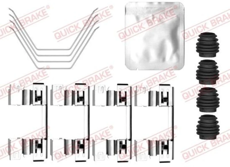 Image of QUICK BRAKE Brake pad fitting kit QUICK BRAKE 109-0146