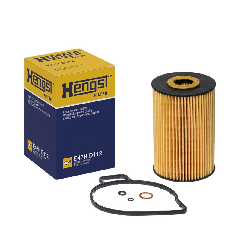 Image of HENGST FILTER E47H D112 Oil filter with gaskets/seals Oil Filter (7)