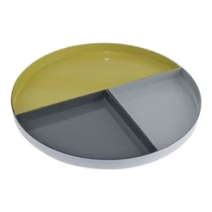 Image of Set Of 4 Abstract Metal Trinket Trays