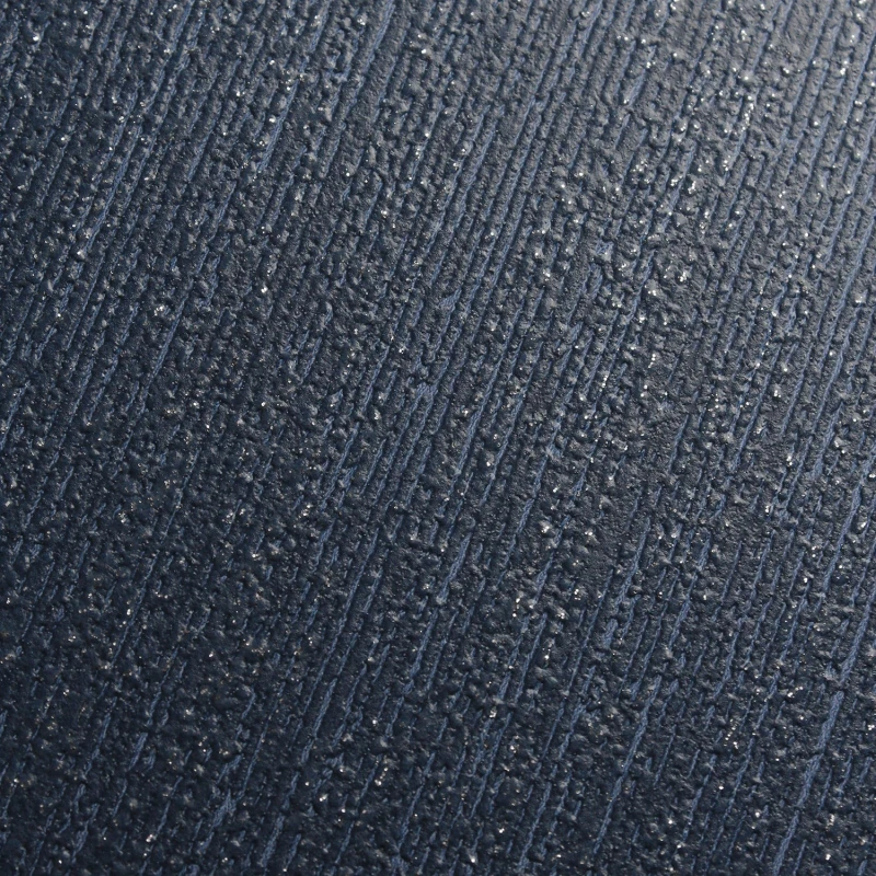 Image of Muriva Indra Texture Glitter Wallpaper, Blue & Metallic Silver