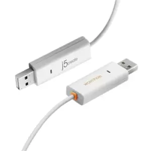 Image of j5create JUC400 Wormhole Switch - Windows & Mac White 1.8 m