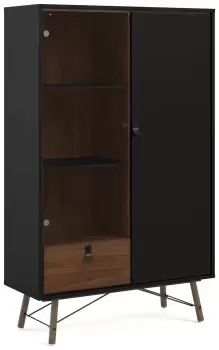 Ry 1 Door 1 Drawer Sideboard - Black