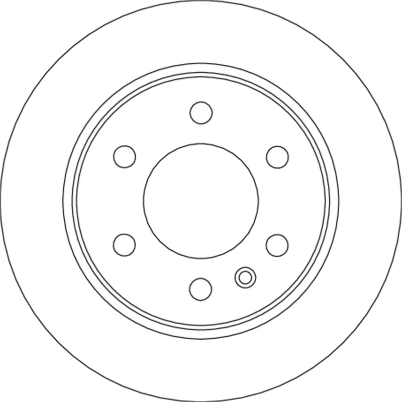 Image of Brake disc TRW DF6723S