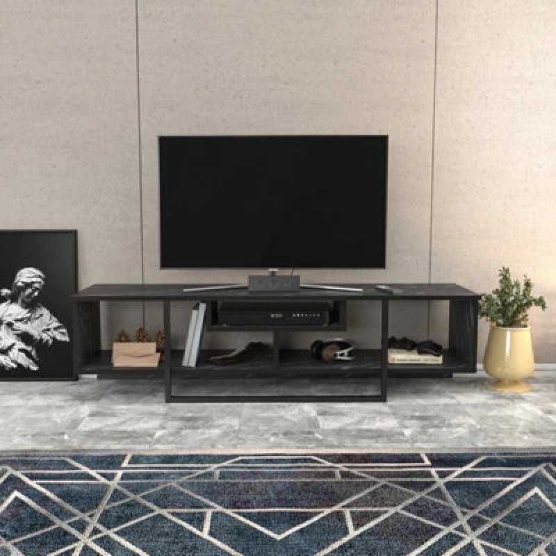 Image of Decorotika Astona TV Stand TV Unit for TVs up to 65" Black