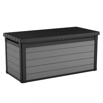 Image of Keter Premier 150 Outdoor Plastic Garden Storage Box 570L - Grey