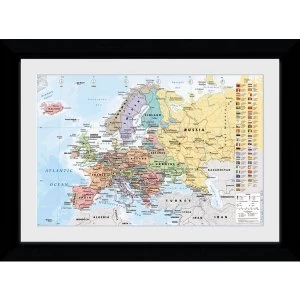 Image of European Map 2017 Collector Print
