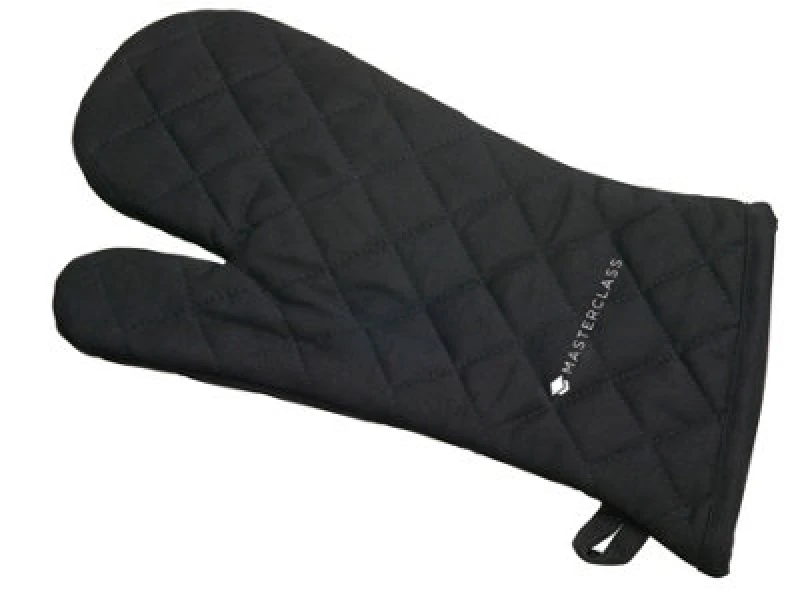 Image of Masterclass Deluxe Professional Black Single Oven Glove Black