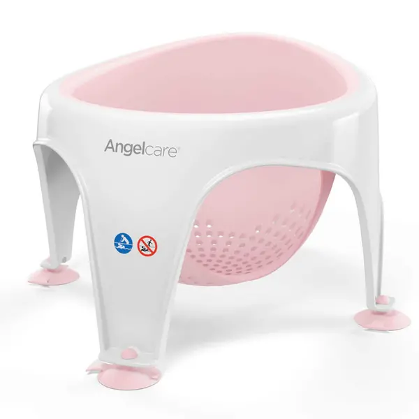 image of Angelcare Soft Touch Baby Bath Seat - Pink Pink AC3110