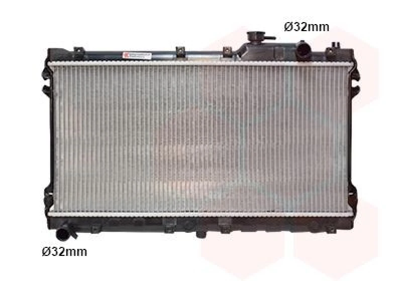 Image of VAN WEZEL Engine radiator VAN WEZEL 27002087