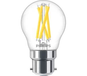 Image of Philips Master Glass 5.9-60W Dimtone LED Golf B22 Very Warm White - 929003014282