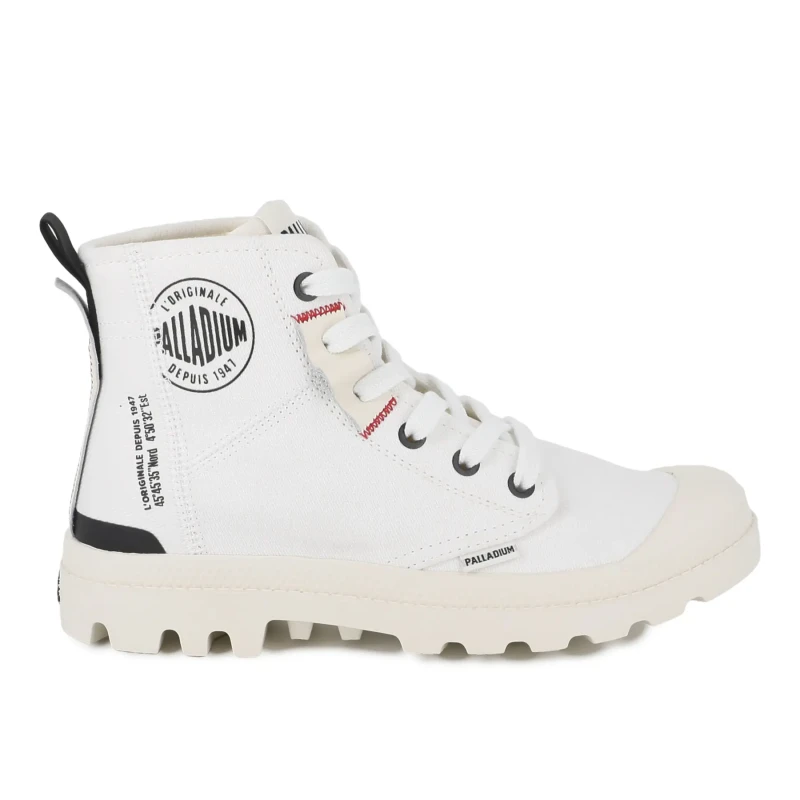 Image of Palladium Womens Trainers Palladium Pampa Hi Urban Blanc Female 36