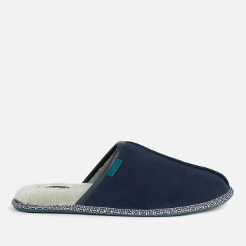 Image of Ted Baker Mens Peterr Suede Mule Slippers - Navy - UK 10