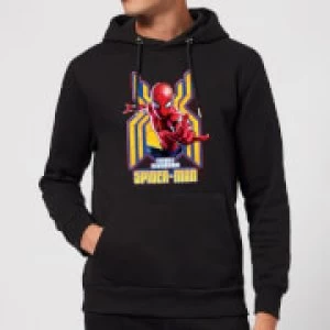 image of Spider Man Far From Home Friendly Neighborhood Spider-Man Hoodie - Black