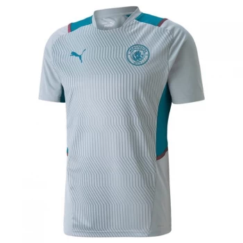 image of Puma Manchester City Training Top 2021 2022 Mens - Grey