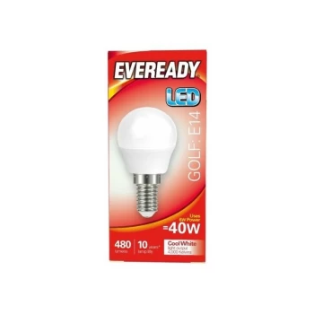 Image of LED Golf 40W 480lm E14 - S14321 - Eveready