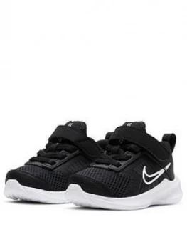 Image of Nike Downshifter 11 (tdv), Black/White, Size 4