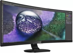 Image of Philips 34" 349P7FUBEB QHD Ultra Wide Curved LED Monitor
