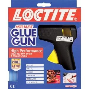 image of Loctite Hot Melt Glue Gun Includes 2 glue stick refills 1747637