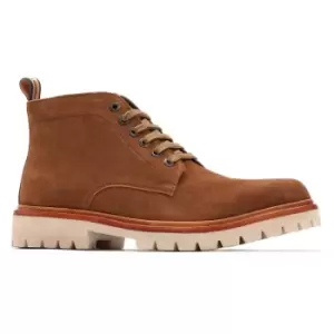Image of Base London Mens Grafton Lace Up Leather Ankle Boots UK Size 10 (EU 44)