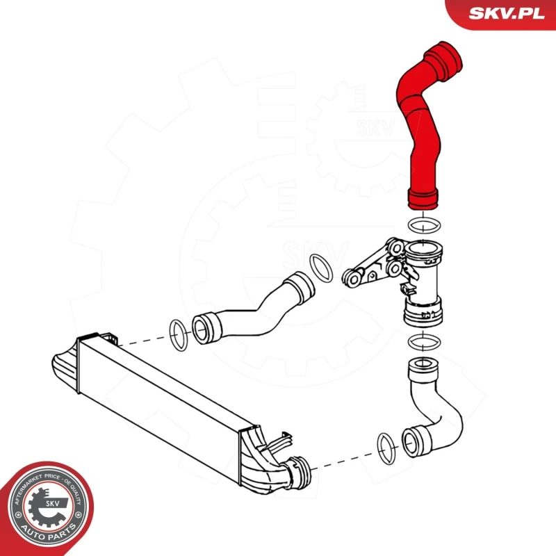 Image of ESEN SKV Charger intake hose ESEN SKV 24SKV621