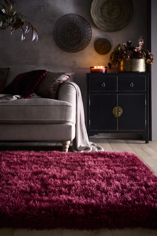 Image of Origins Extravagance Cosy Shaggy Rug Dark Grey 160X230 MN15004